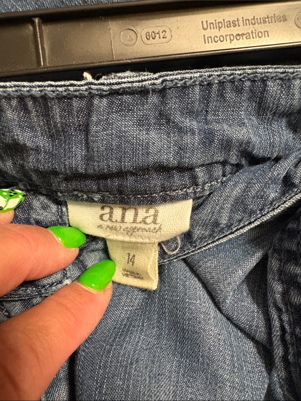 A.N.A Women's Blue Denim Jeans - Size 14